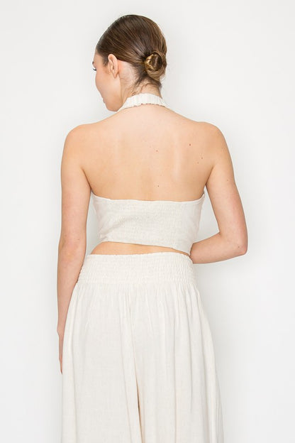 DT 1835 - Open Back Halter Top