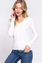 SWT 053 - Long Sleeve V-Neck Sweater
