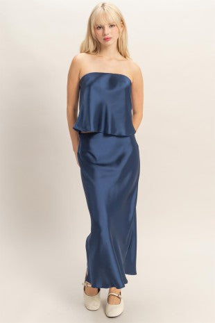 DT 1935 - Satin Strapless Tube Top