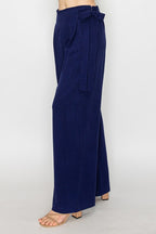 SET 019 - Side Zip High Waist Pants