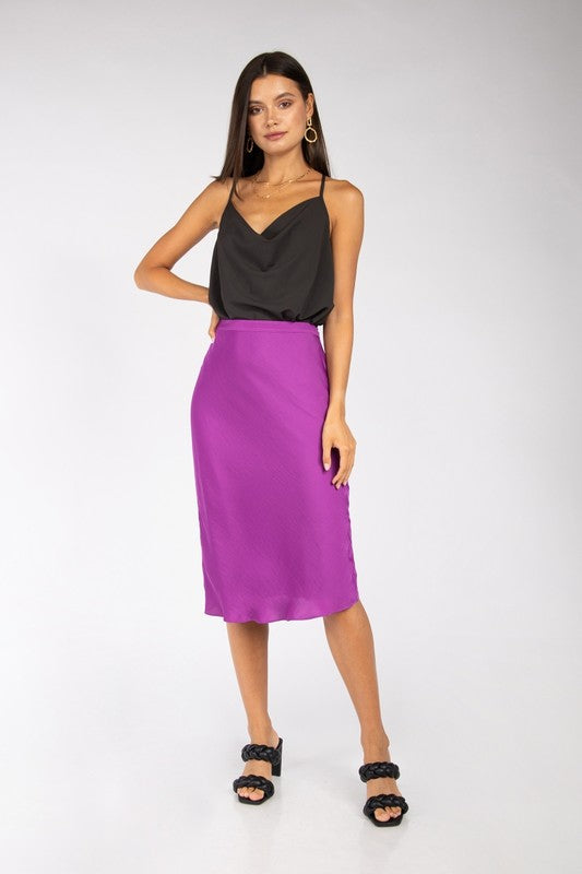 SKT 972 - Bias Midi Skirt