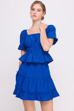 SET 066 - Elastic Puff Sleeve Top