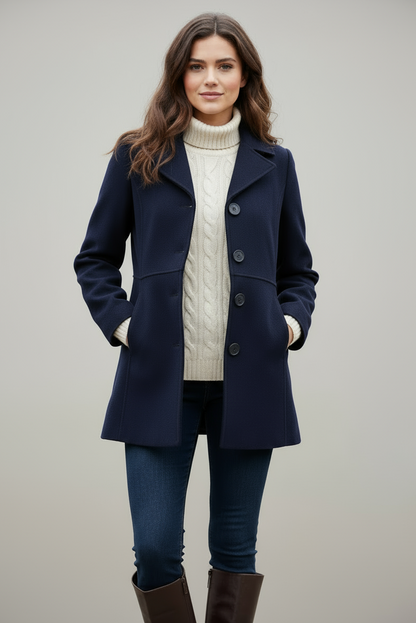 JCT 021 - Singe Breasted Peacoat