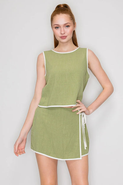 SET 074 - Contrast Binding Top