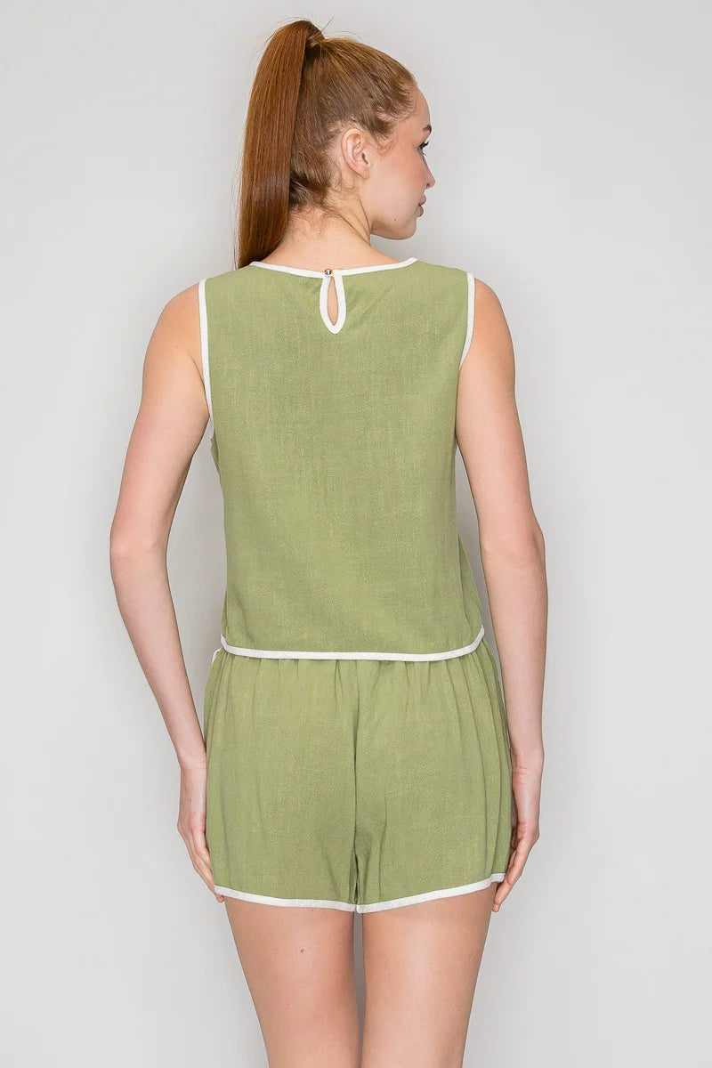SET 075 - Contrast Detail Skort