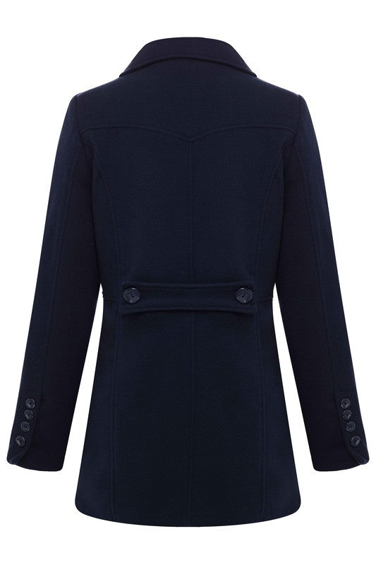 JCT 021 - Singe Breasted Peacoat