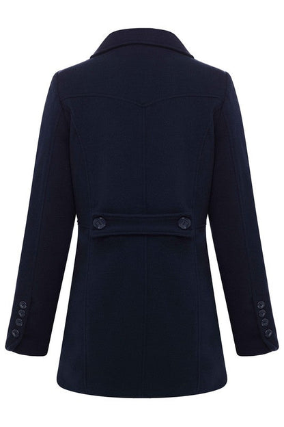JCT 021 - Singe Breasted Peacoat