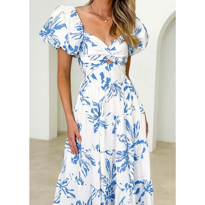 PS 005 - Puff Sleeve Maxi Dress