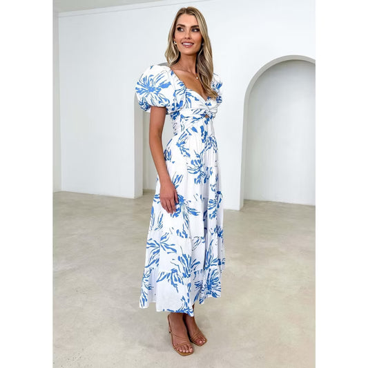 PS 005 - Puff Sleeve Maxi Dress