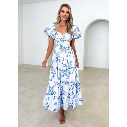 PS 005 - Puff Sleeve Maxi Dress