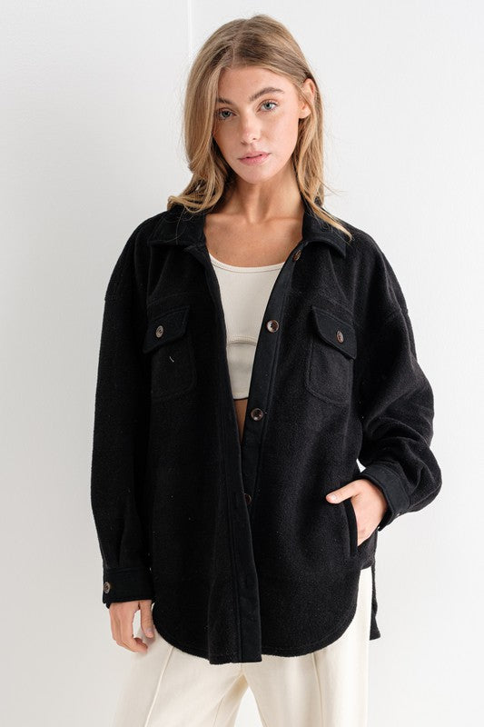 JCT 005 - Fleece Shirt Jacket