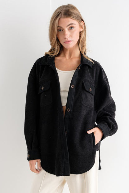 JCT 005 - Fleece Shirt Jacket