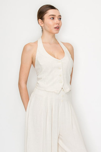 DT 1835 - Open Back Halter Top