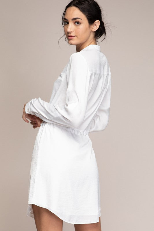CD 3718 - Long Sleeve Mini Dress