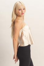 DT 1935 - Satin Strapless Tube Top