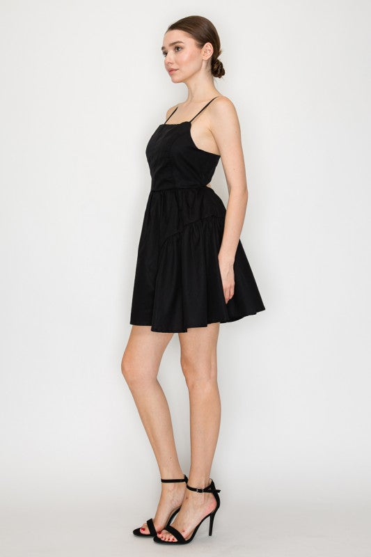 CD 3651 - Cutout Fit & Flare Dress