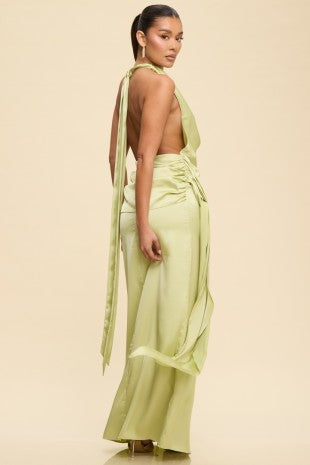 GOWN 428 - Draped Maxi Dress