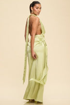GOWN 428 - Draped Maxi Dress