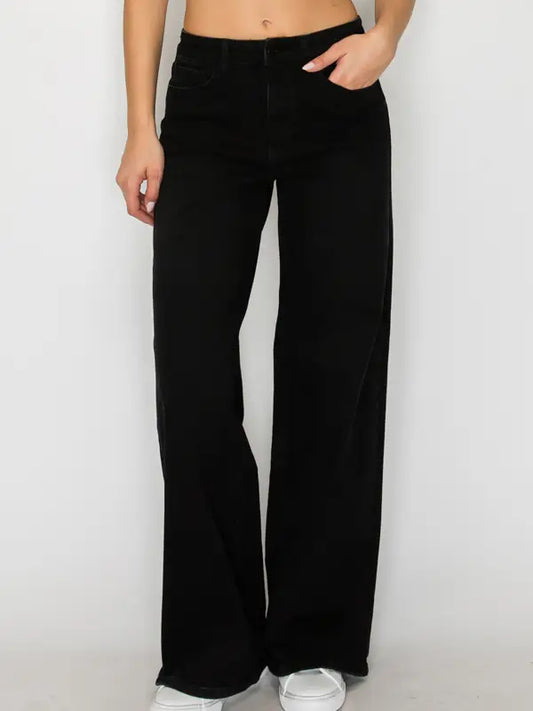 P 829 - Wide Leg Denim Jeans