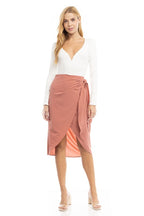SKT 1027 - Wrap Midi Skirt