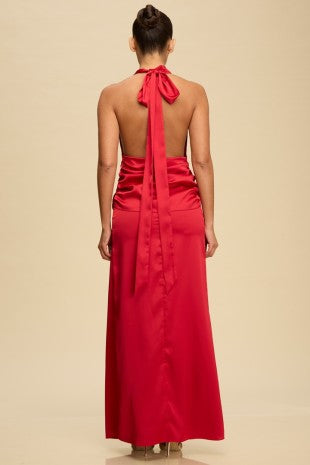 GOWN 428 - Draped Maxi Dress