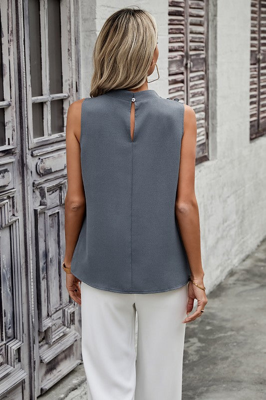 CT 2782 - Loose Fitting Sleeveless Top