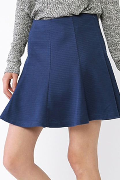 SKT 1003 - Knit Flare Mini Skirt