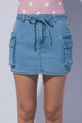 SKT 1069 - Cargo Mini Skirt