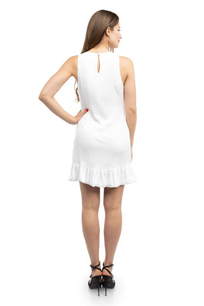 CD 3715 - Sleeveless Bubble Hem Dress