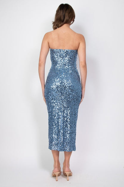 DD 1332 - Sequin Bodycon Tube Dress