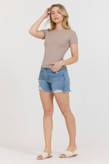 CT 2780 - Stretchy High Neck Tee